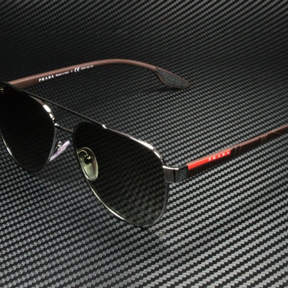 Prada Men's Gunmetal Green Sunglasses! - Picture 1 of 4